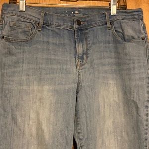Old Navy light wash straight leg jeans